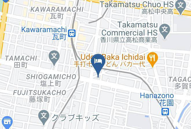 Takamatsu City - Hotel No 1 Takamatsu Maps