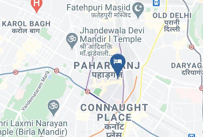 Paharganj - Hotel Golden Wings Maps
