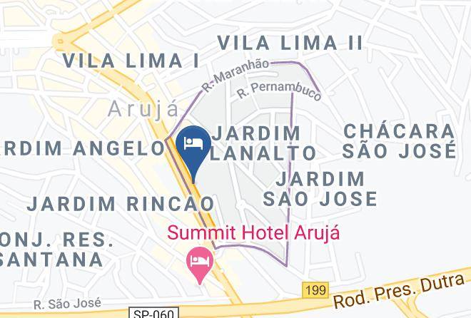Aruja - Hotel Nobre Requinte Maps