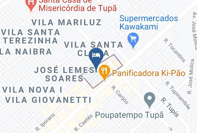 Tupa - Hotel Nobre Maps