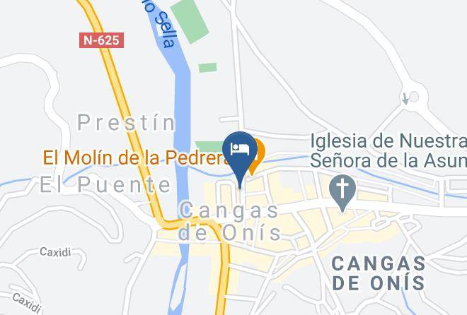 Asturias - Hotel Nochendi Maps