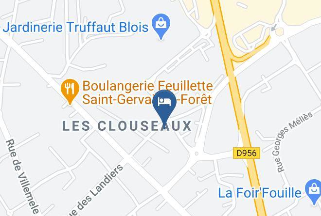 Loir Et Cher - Hotel Noctuel Maps