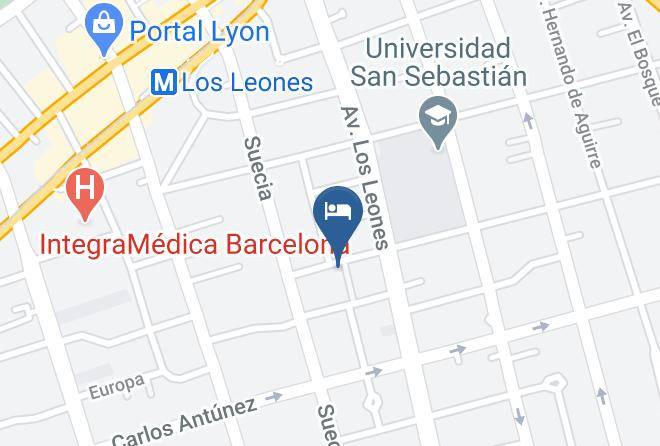 Santiago - Hotel Nogales Express Maps