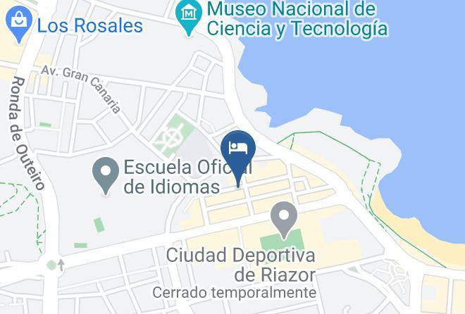 Coruna - Hotel Nogallas Maps