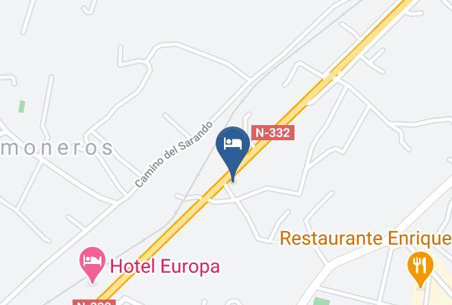 Alicante - Hotel Noguera Maps