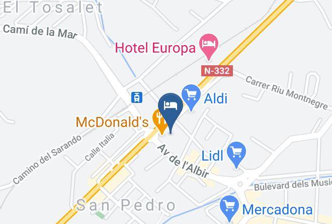 Alicante - Hotel Noguera Sl Maps