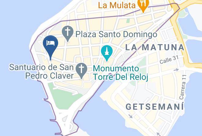 Cartagena De Indias - Hotel Noi Cartagena 1860 Maps