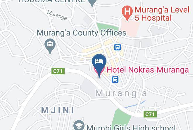 Murang A - Hotel Nokras Muranga Maps
