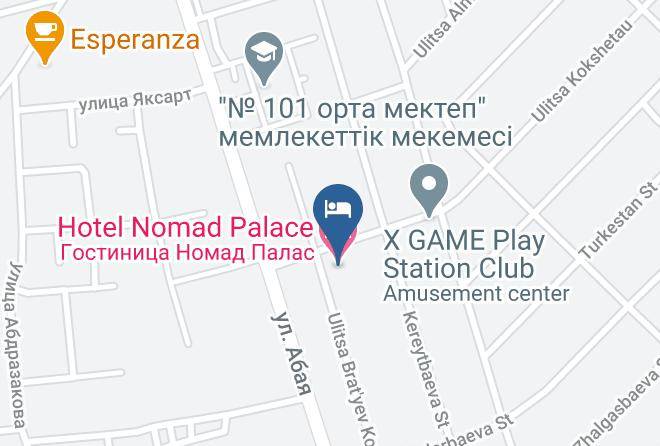 Kyzylorda - Hotel Nomad Palace Maps