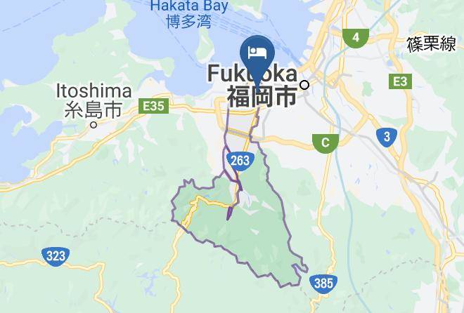 Fukuoka City Sawara Ward - Hotel Non Rem Maps