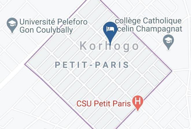 Korhogo - Hotel Non Stop Maps