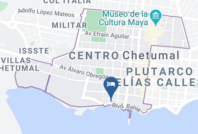 Othon P Blanco - Hotel Noor Maps