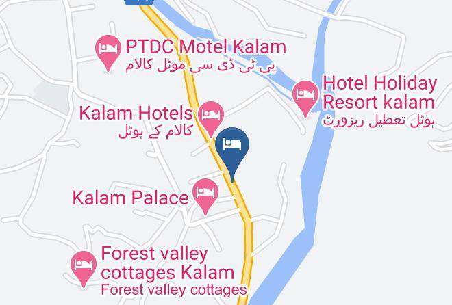 Peshawar - Hotel Noor Palace Kalam Maps
