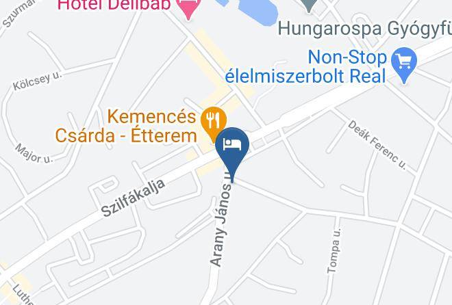 Hotel Nora Hajduszoboszlo Map