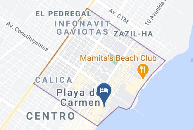 Solidaridad - Moonshine Hotel Maps