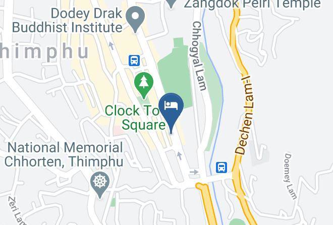 Thimphu - Hotel Norbuling Maps