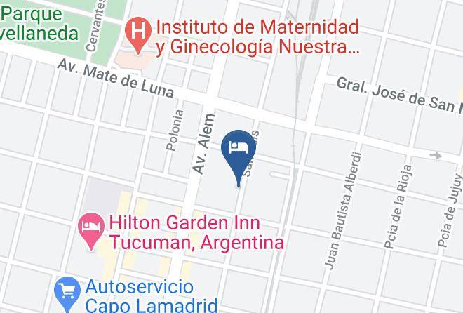 Tucuman City - Hotel Norcivil Maps