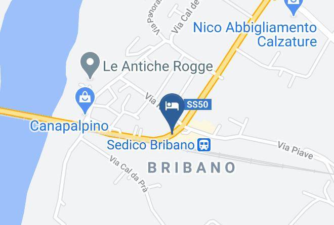 Belluno - Hotel Nord Est Srl Maps