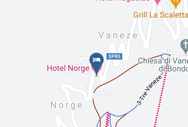 Trento - Hotel Norge Maps