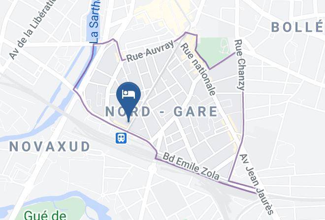 Sarthe - Hotel Normandie Maps