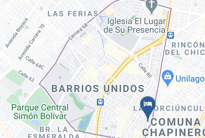 Bogota - Hotel Normandy Maps