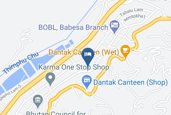 Thimphu - Hotel Norpheling Maps