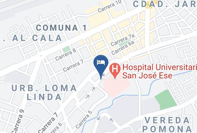 Popayan - Hotel Norte Maps
