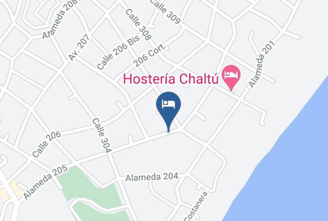 Villa Gesell - Hotel Norte Maps