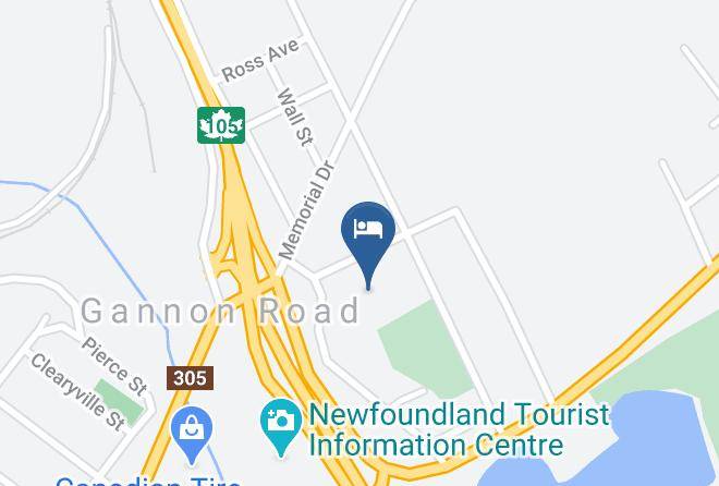 Cape Breton - Hotel North North Sydney Maps