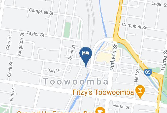 Toowoomba - Hotel Norville Maps