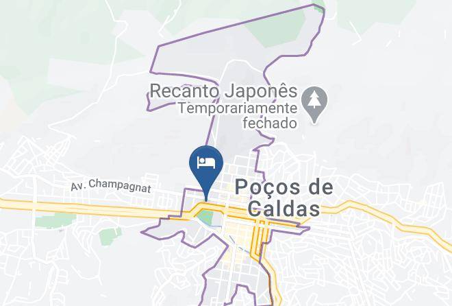 Pocos De Caldas - Hotel Nossa Senhora Aparecida Maps