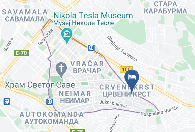 Belgrade City - Hotel Nota Maps