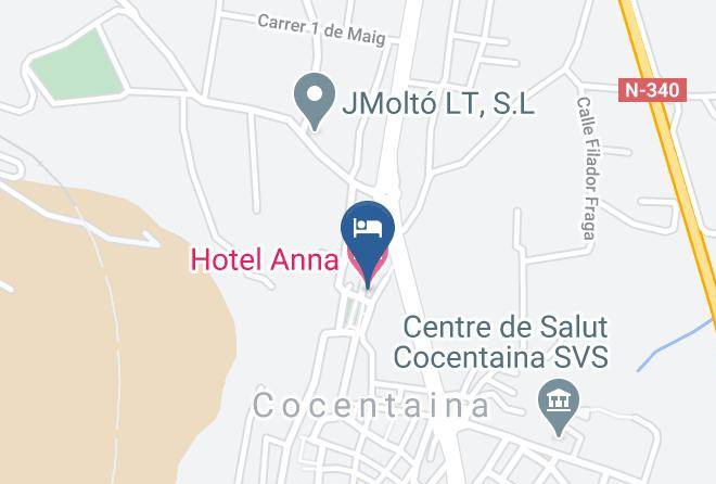 Hotel Anna Map