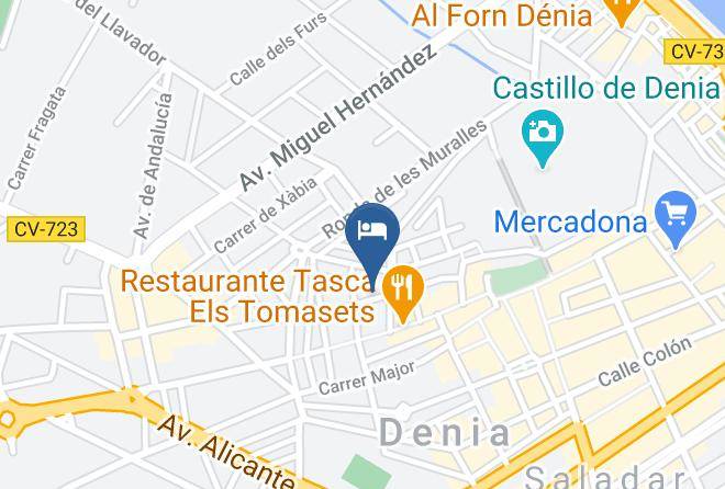 Alicante - Hotel Nou Roma Maps