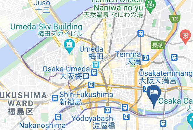 Osaka City Kita Ward - Hotel Noum Osaka Maps