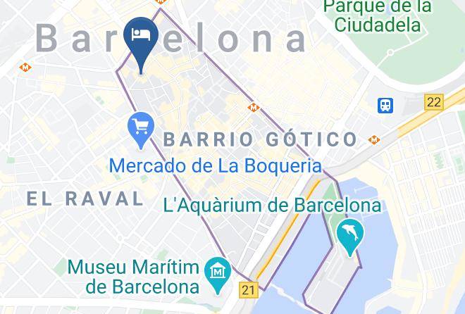 Barcelona - Hotel Nouvel Maps