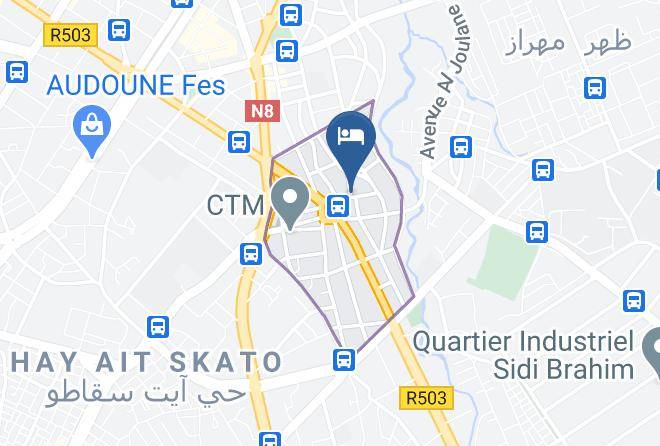 Fez - Hotel Nouzha Maps