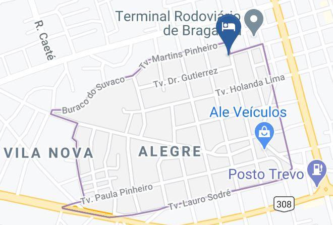 Braganca - Hotel Nova Era Maps