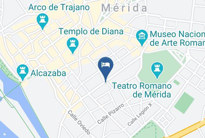 Badajoz - Hotel Nova Roma Maps