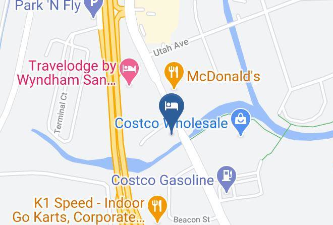 Hotel Nova Sfo By Fairbridge Map