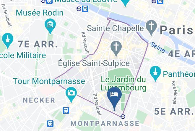 Hotel Nude Paris Map