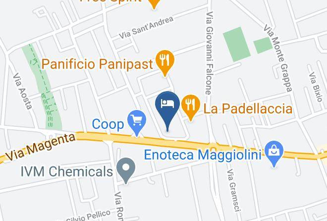 Milan - Hotel Ristorante Novara Expo Maps