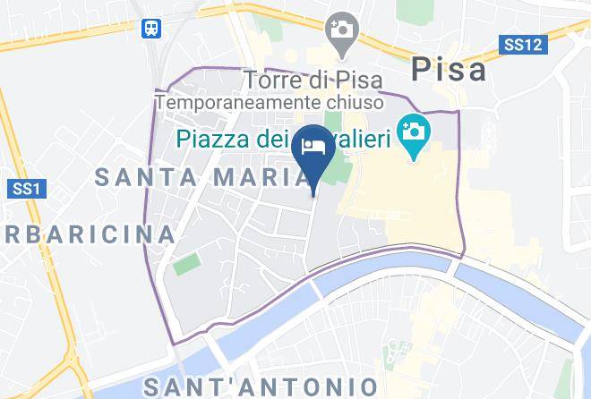 Pisa - Hotel Novecento Pisa Maps