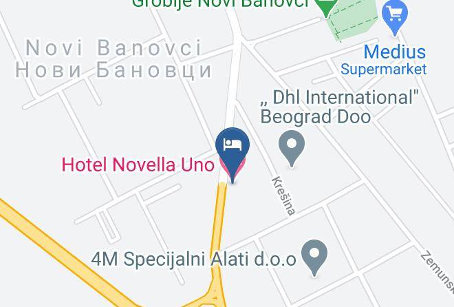 Srem District - Hotel Novella Uno Maps