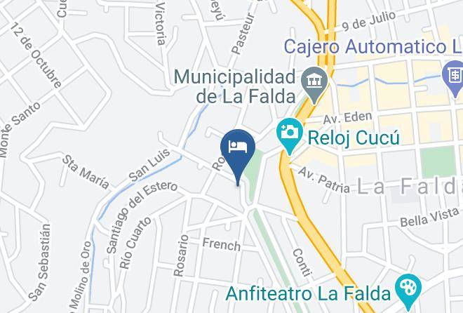 Punilla Department - Hotel Novelty Maps