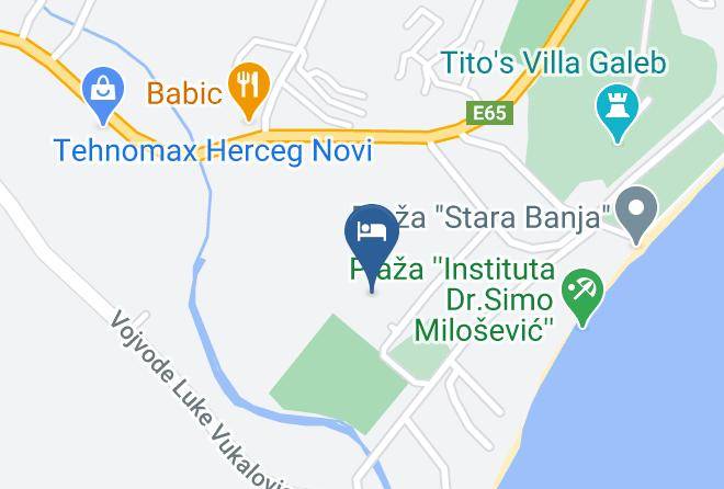 Herceg Novi - Hotel Novi Maps