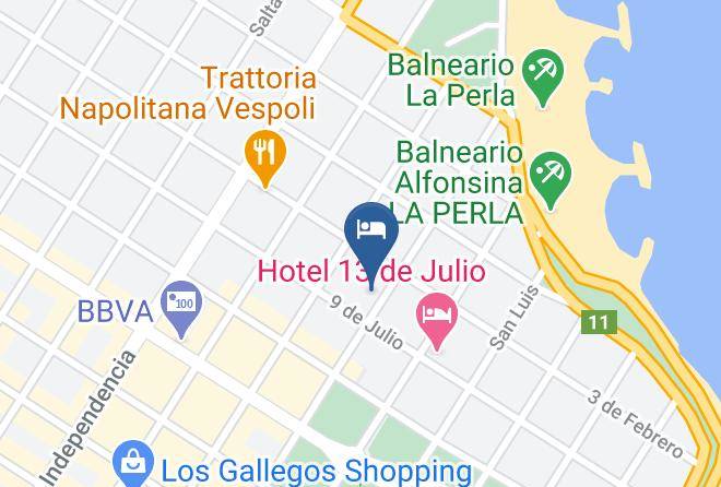 General Pueyrredon Partido - Hotel Santa Teresita Maps