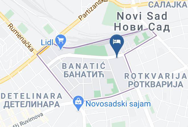 Juzno Backi - Hotel Novi Sad Maps