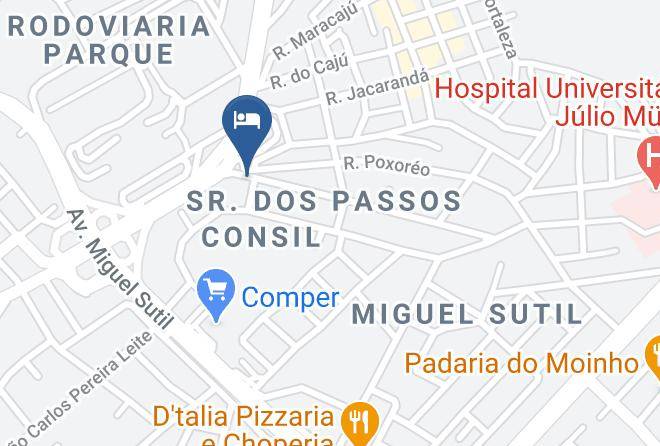 Cuiaba - Hotel Novo Lar Maps