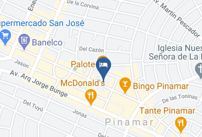 Pinamar - Hotel Novo Siena Maps
